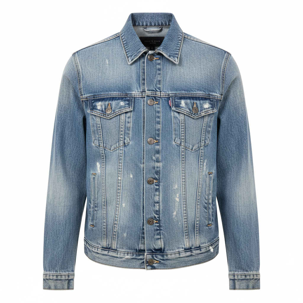 Denim Jacket Light Blue - Vintage Vibe