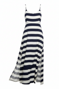 Gestreepte Maxi Jurk - Zomerse Elegantie